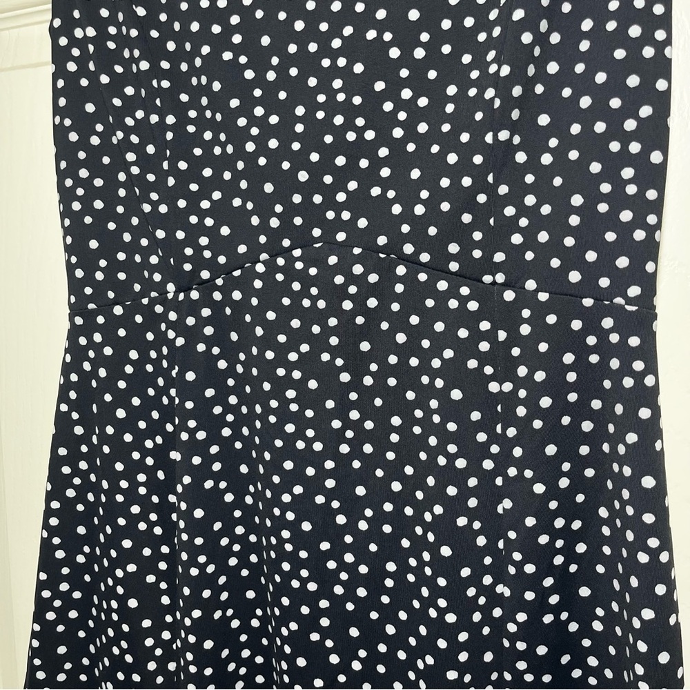 TITLE NINE Black and White Polka Dot Diamalete Mini Dress Size XS - Picture 3 of 9